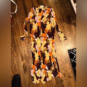 Chan Luu RENATA SILK CHIFFON DRESS PRIMROSE YELLOW